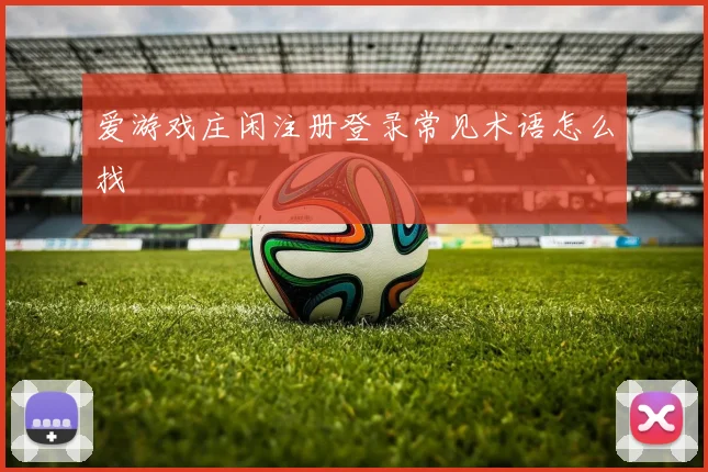 爱游戏庄闲注册登录常见术语怎么找